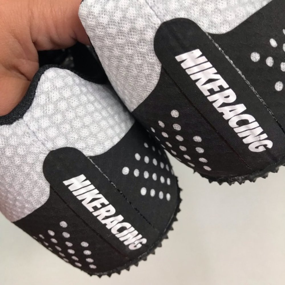 Nike Men’s Black & White Track Sprint Cleats Size 13 New - Picture 8 of 8